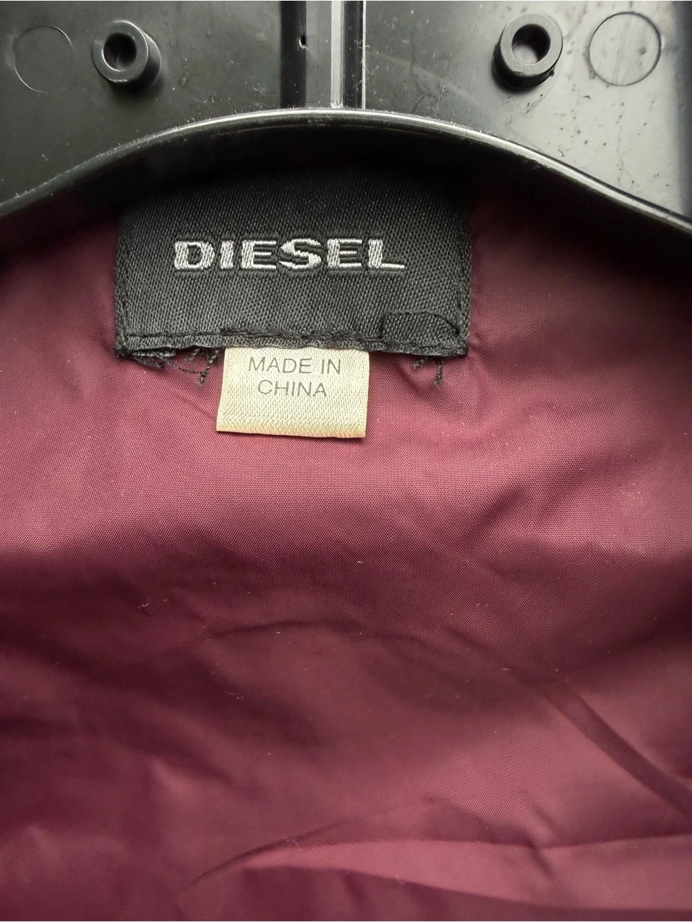 Diesel Men's Dark Navy Quilted Puffer Vest